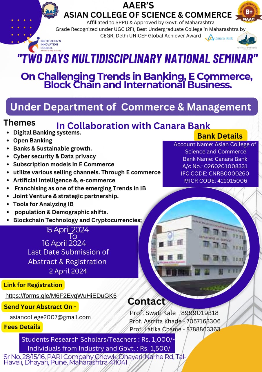 7th National Level Seminar