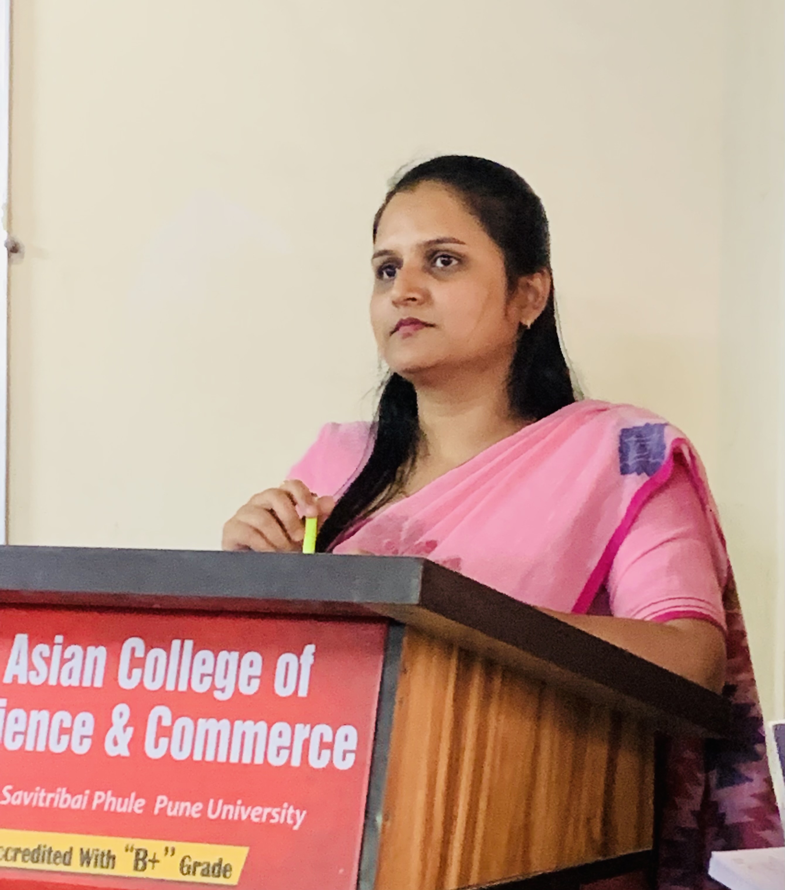 Ms. Manasi Rajsinha Shelke